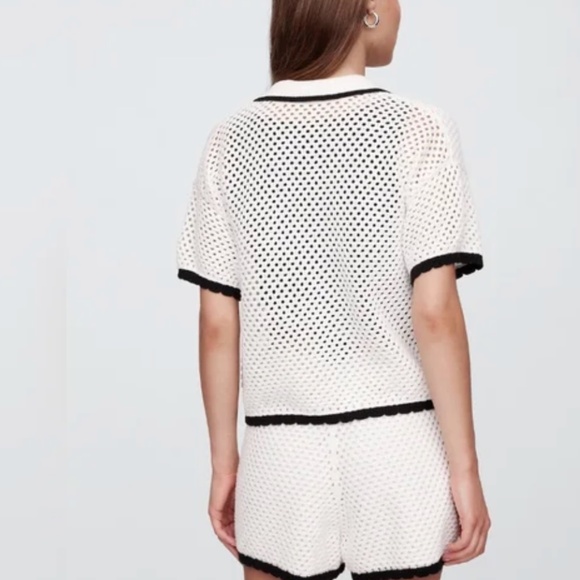 GAP off white /Milk open crochet cardigan, XL, PG1480 - Picture 2 of 7